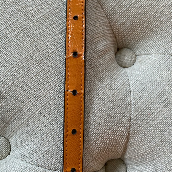 Coach Signature Stripe Pocket Tote In Orange Spice - Picture 11 of 16